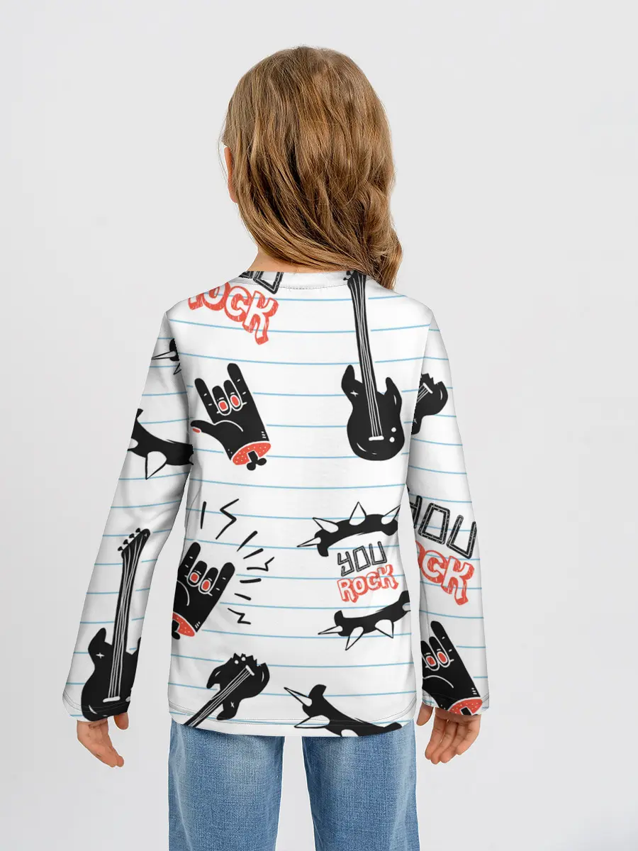 Детский лонгслив / Ты рокер