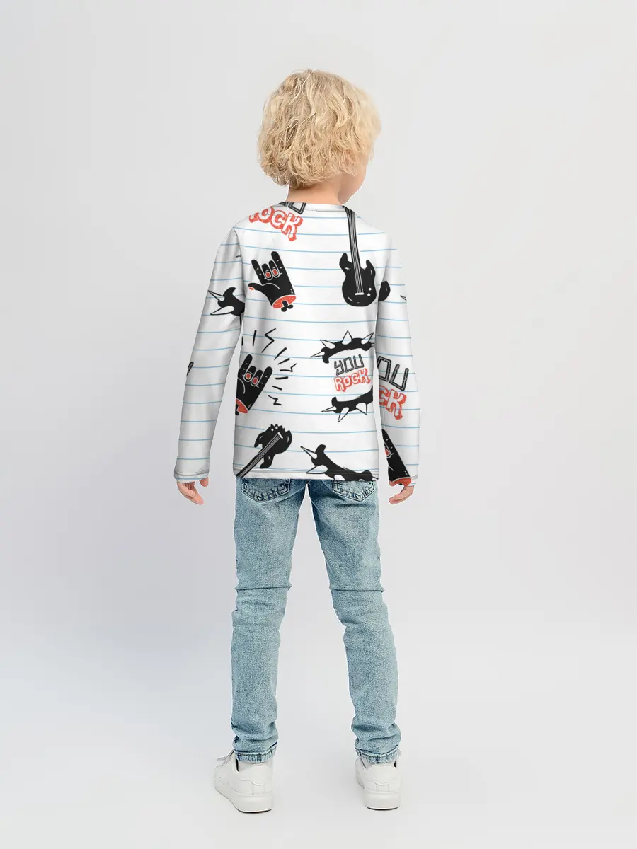 Детский лонгслив / Ты рокер