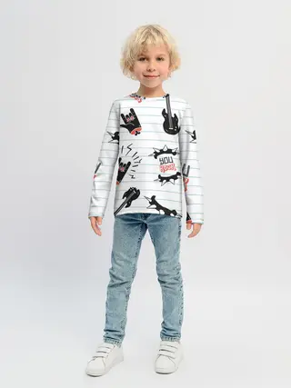 Детский лонгслив / Ты рокер