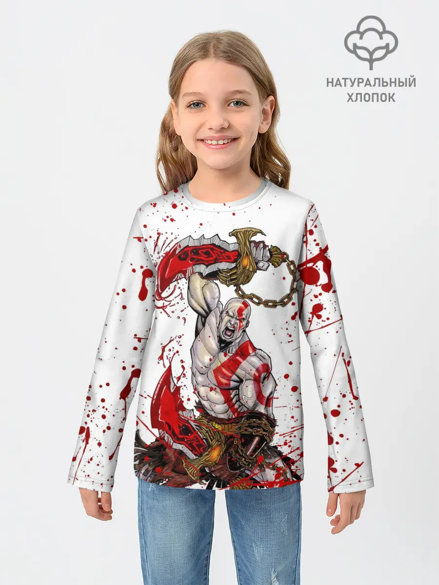 Детский лонгслив / GOD OF WAR