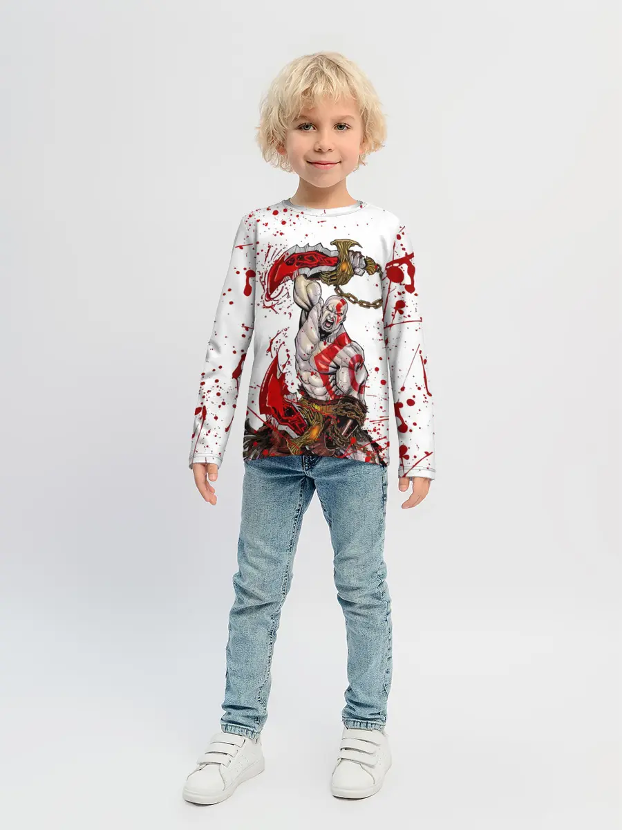 Детский лонгслив / GOD OF WAR
