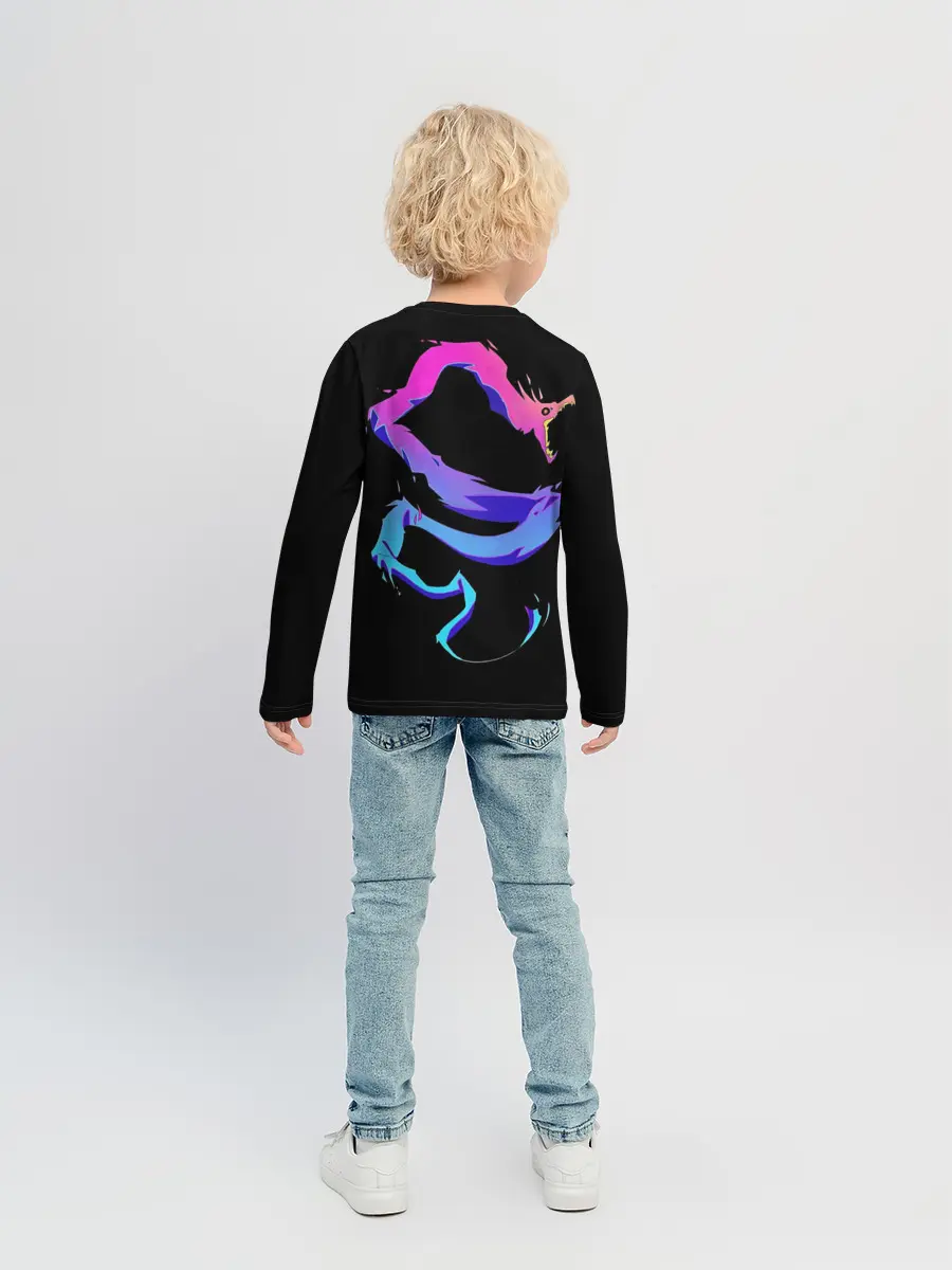 Детский лонгслив / Лио и Дракон