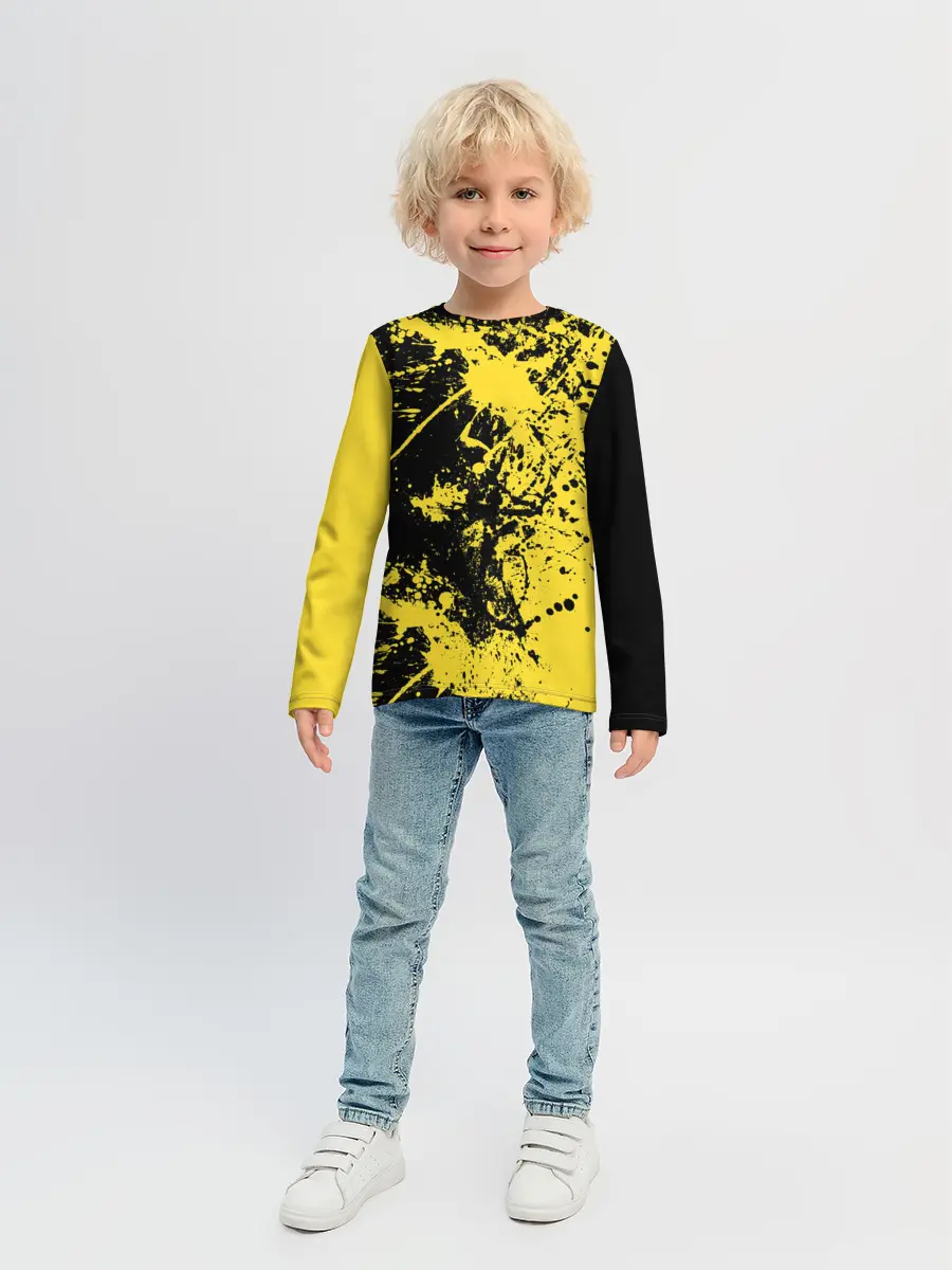 Детский лонгслив / Ночное солнце