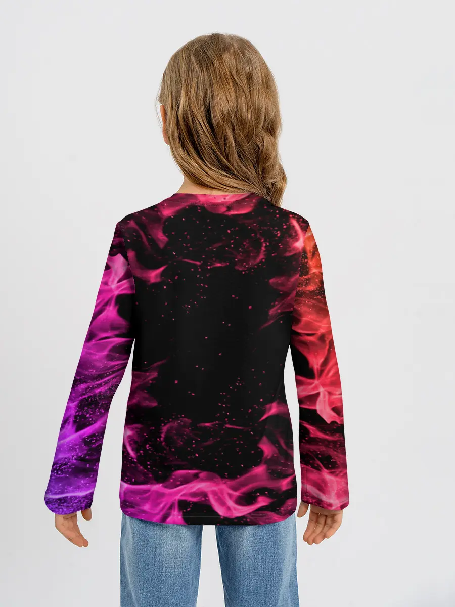 Детский лонгслив / ОГОНЬ