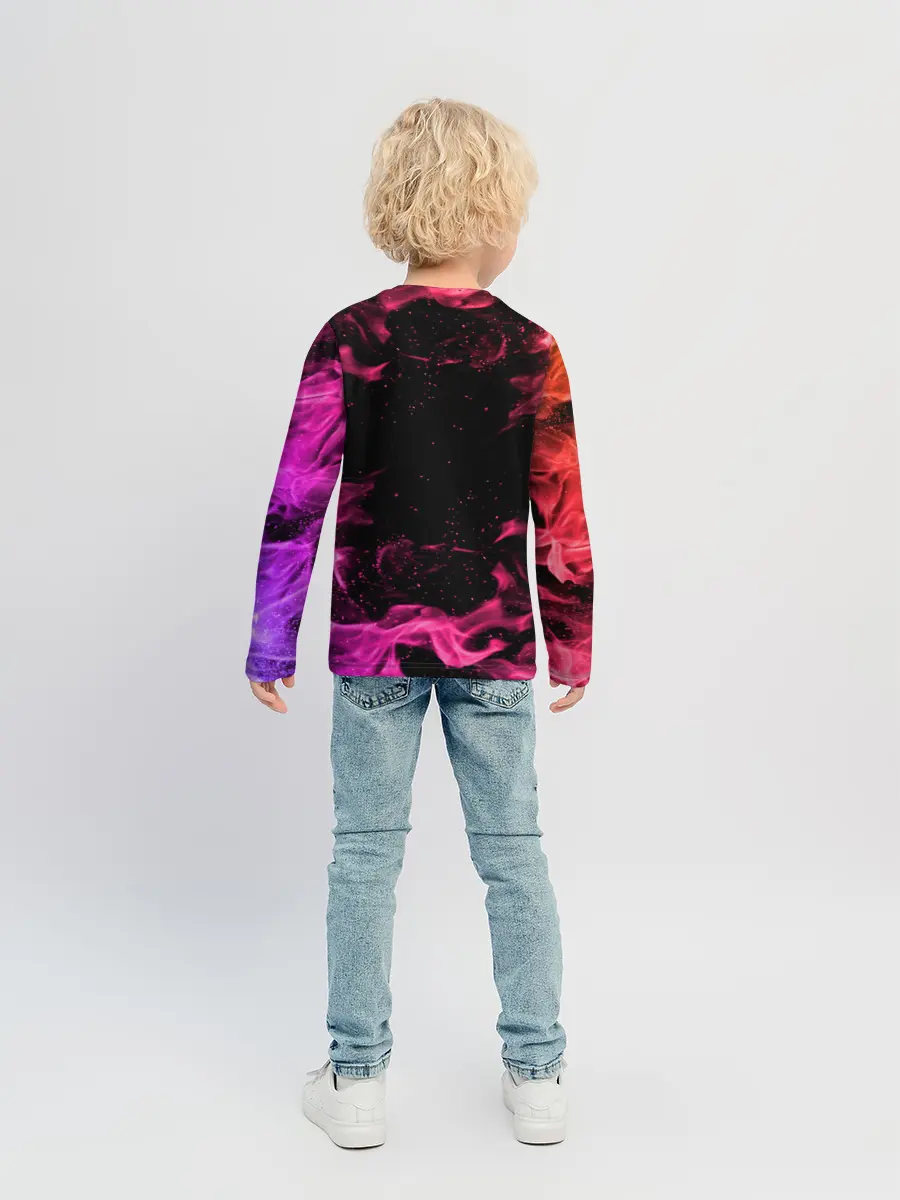 Детский лонгслив / ОГОНЬ