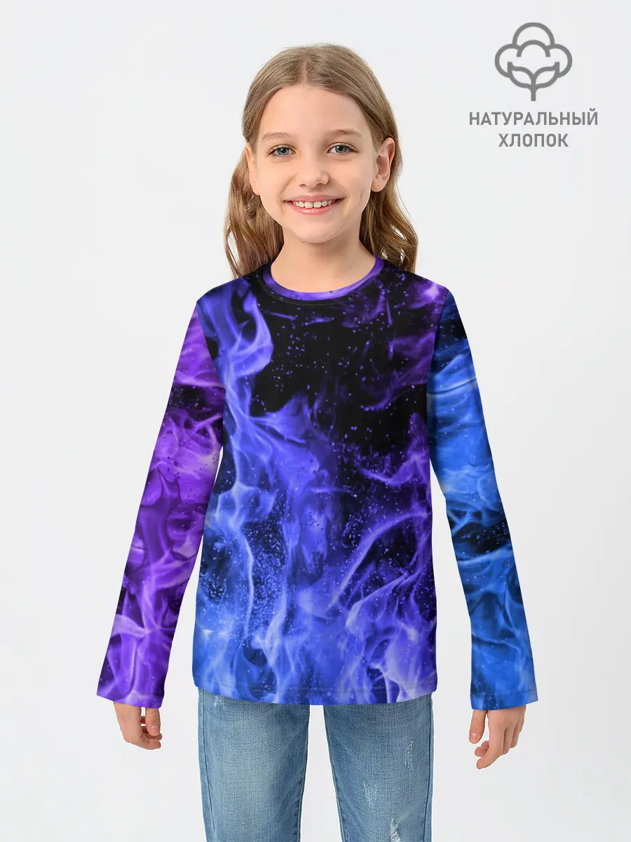 Детский лонгслив / ОГОНЬ