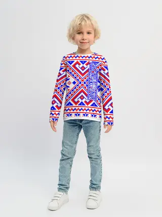 Детский лонгслив / Лес мой храм