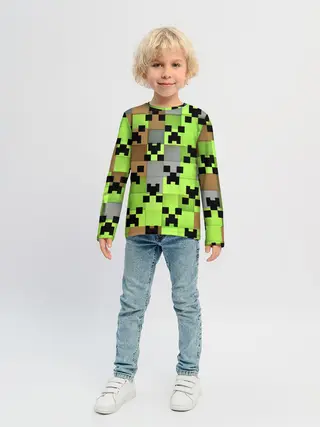 Детский лонгслив / Minecraft.