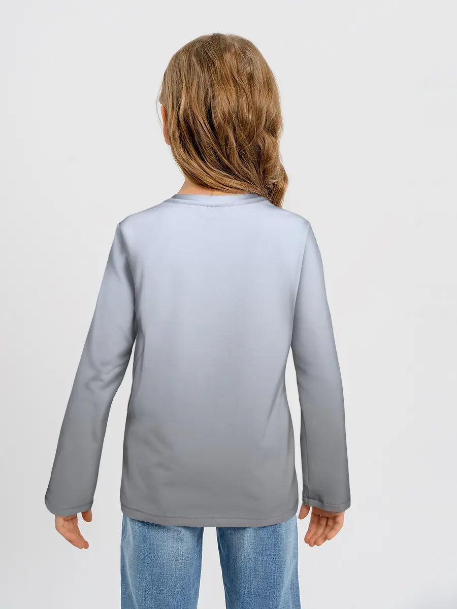 Детский лонгслив / мультяшный пингвин