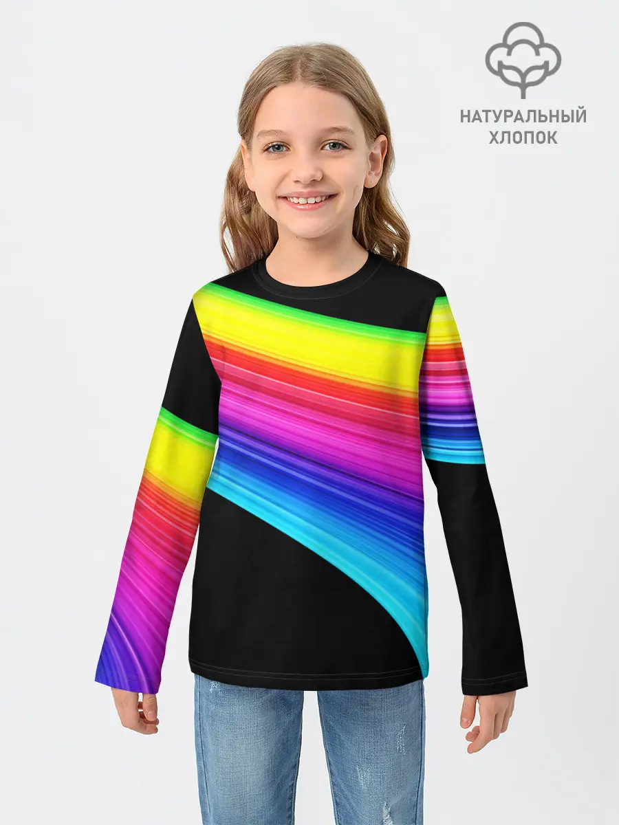 Детский лонгслив / ABSTRACT TREND