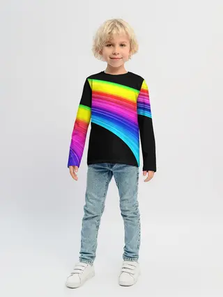 Детский лонгслив / ABSTRACT TREND