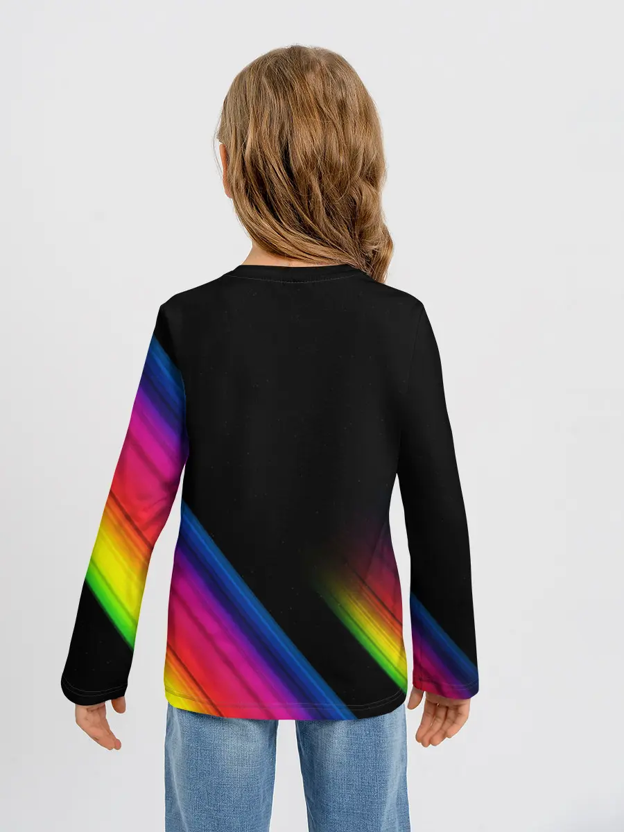 Детский лонгслив / НЕОНОВАЯ ТЕКСТУРА