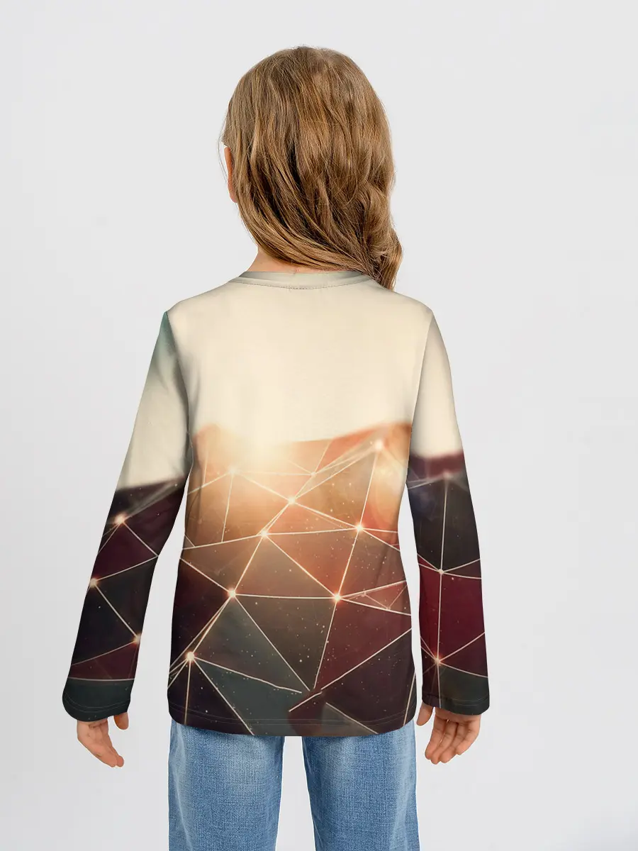 Детский лонгслив / ABSTRACT DIGITAL