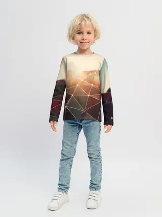 Детский лонгслив / ABSTRACT DIGITAL