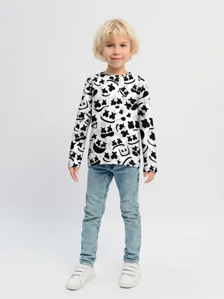 Детский лонгслив / MARSHMELLO FACE