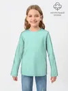 Детский лонгслив / Мятная Маска
