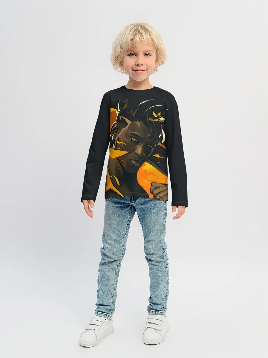 Детский лонгслив / VALORANT PHOENIX