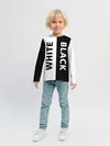 Детский лонгслив / BLACK & WHITE