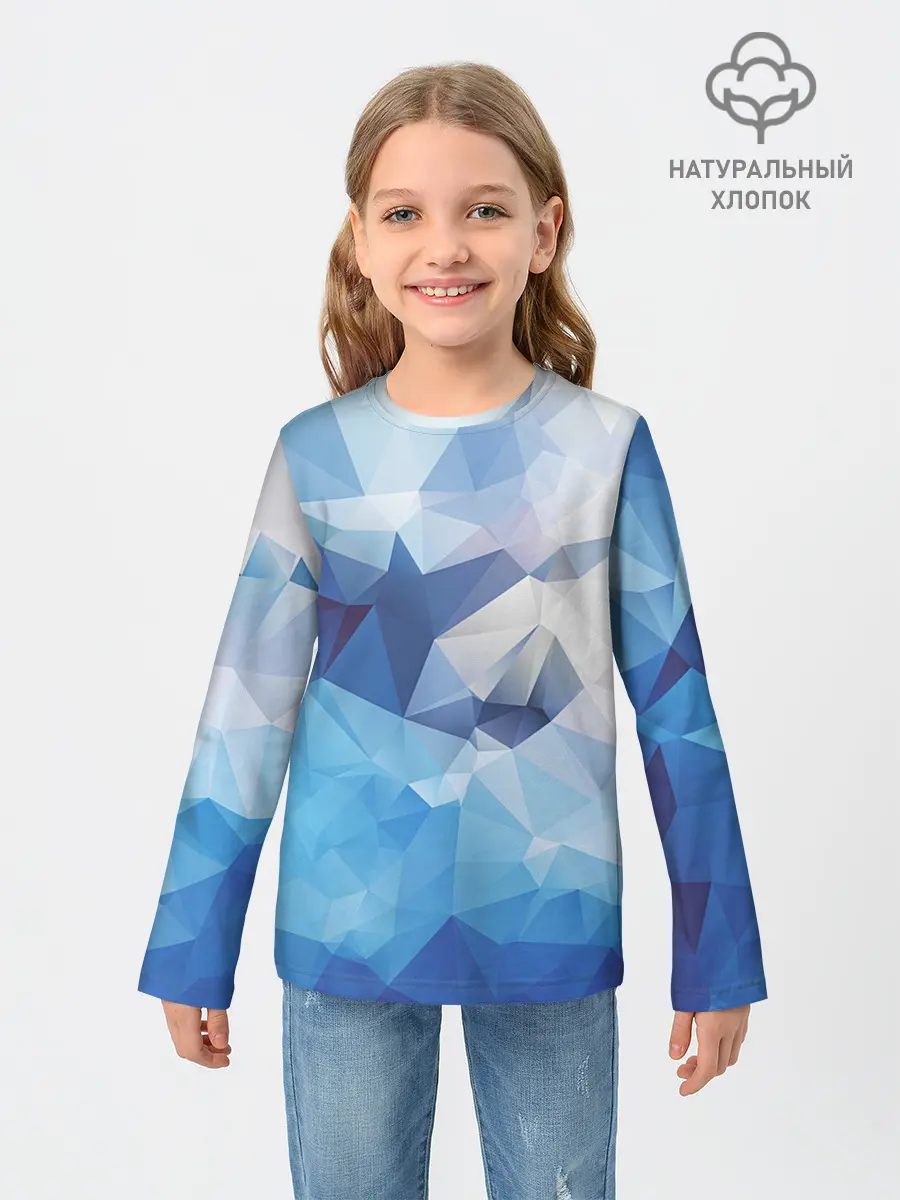 Детский лонгслив / Абстракция