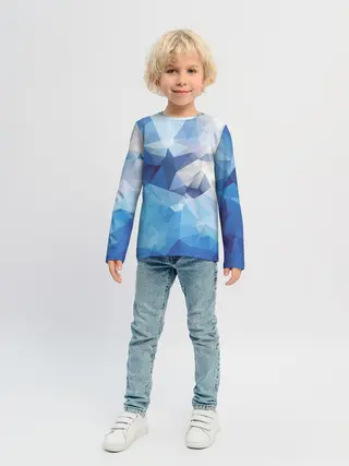 Детский лонгслив / Абстракция