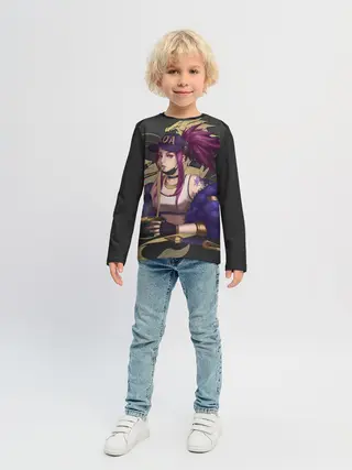 Детский лонгслив / League of legends KDA