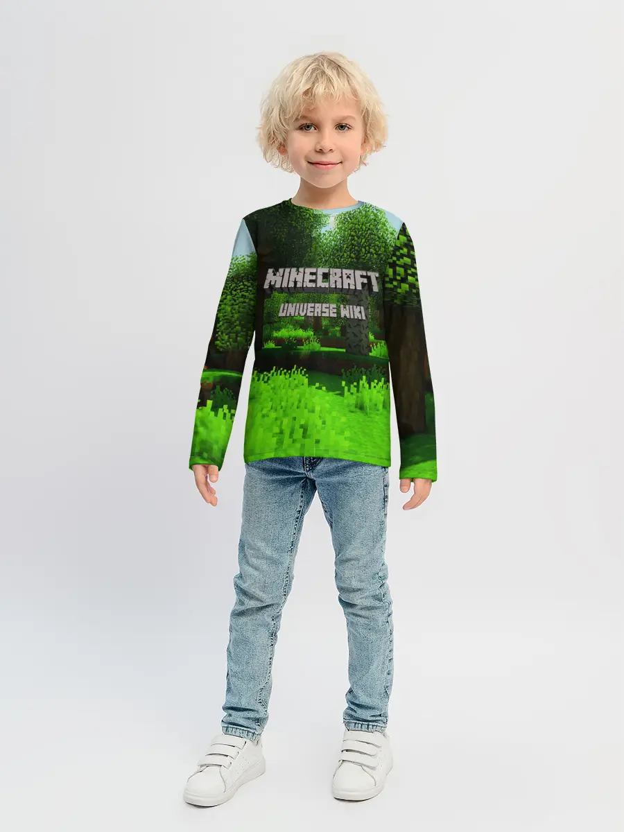 Детский лонгслив / МАЙНКРАФТ