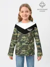 Детский лонгслив / Россия камуфляж