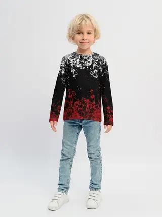 Детский лонгслив / БРЫЗНИ ВОДЫ.