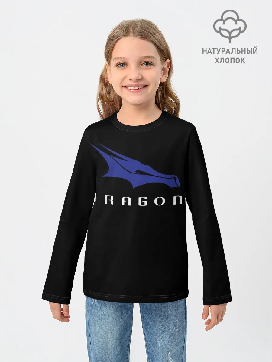 Детский лонгслив / Crew Dragon