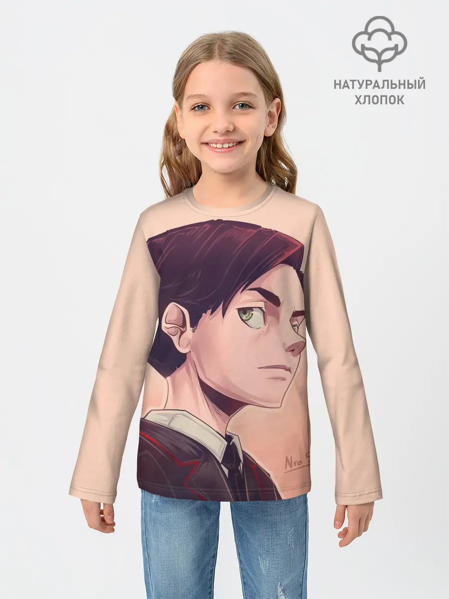 Детский лонгслив / Академия Амбрелла номер пять