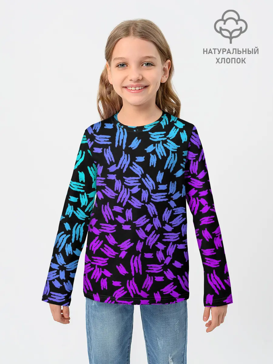 Детский лонгслив / PATTERN MONSTER ENERGY