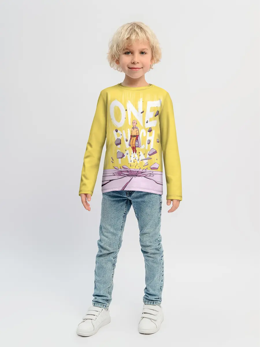 Детский лонгслив / Взлет Сайтамы