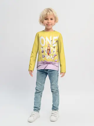 Детский лонгслив / Взлет Сайтамы