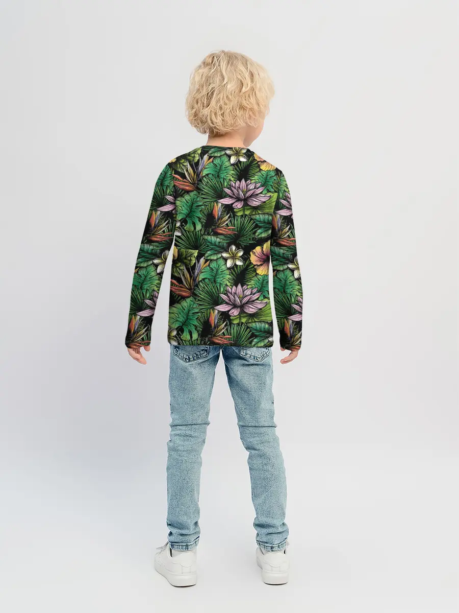 Детский лонгслив / Летние цветы