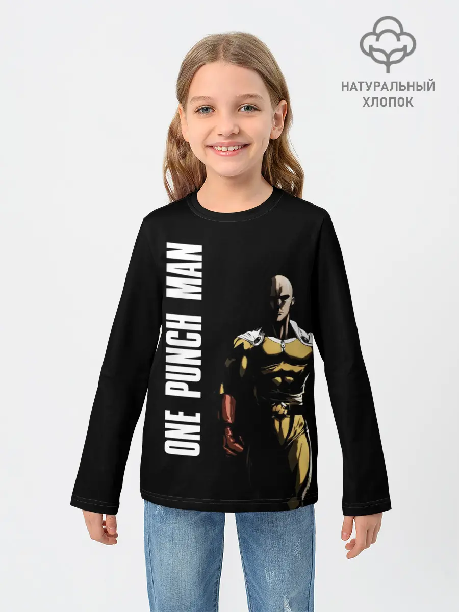 Детский лонгслив / One Punch Man