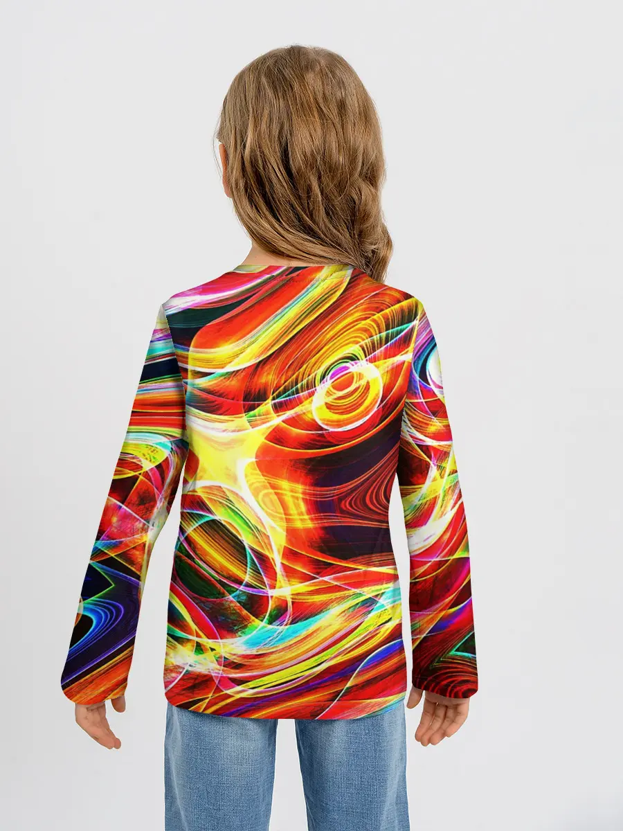 Детский лонгслив / Юрий Гагарин | Всплеск Цветов