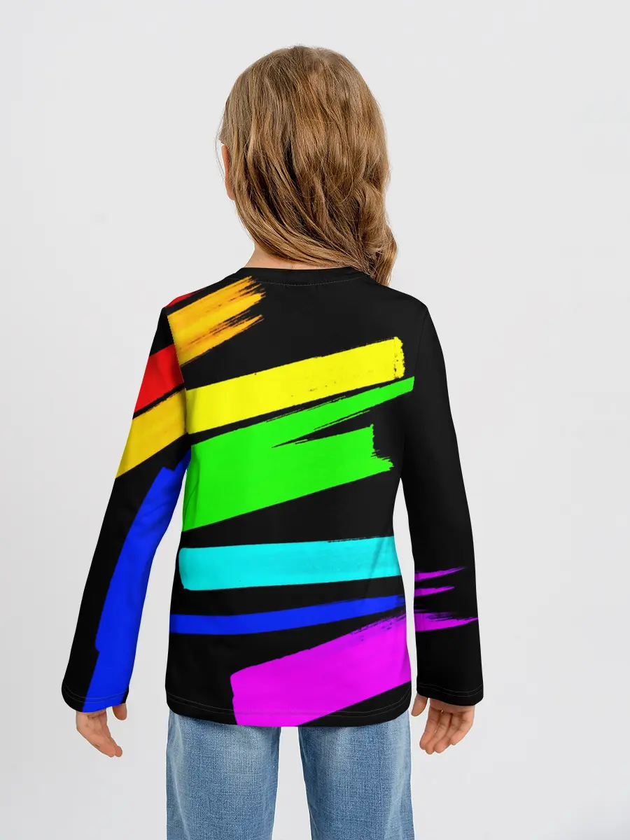 Детский лонгслив / НЕОНОВЫЕ КРАСКИ