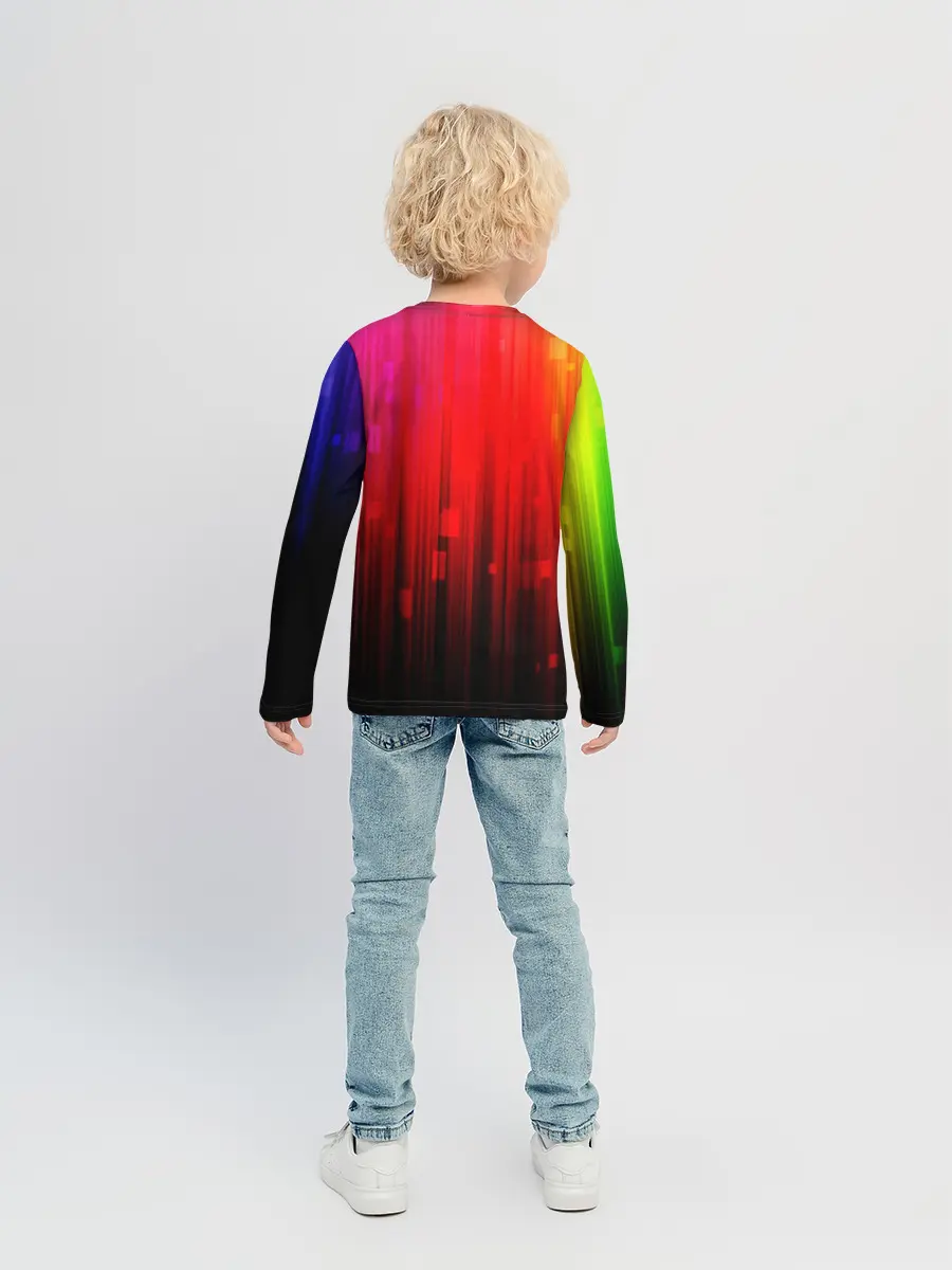 Детский лонгслив / АБСТРАКТНЫЕ КРАСКИ