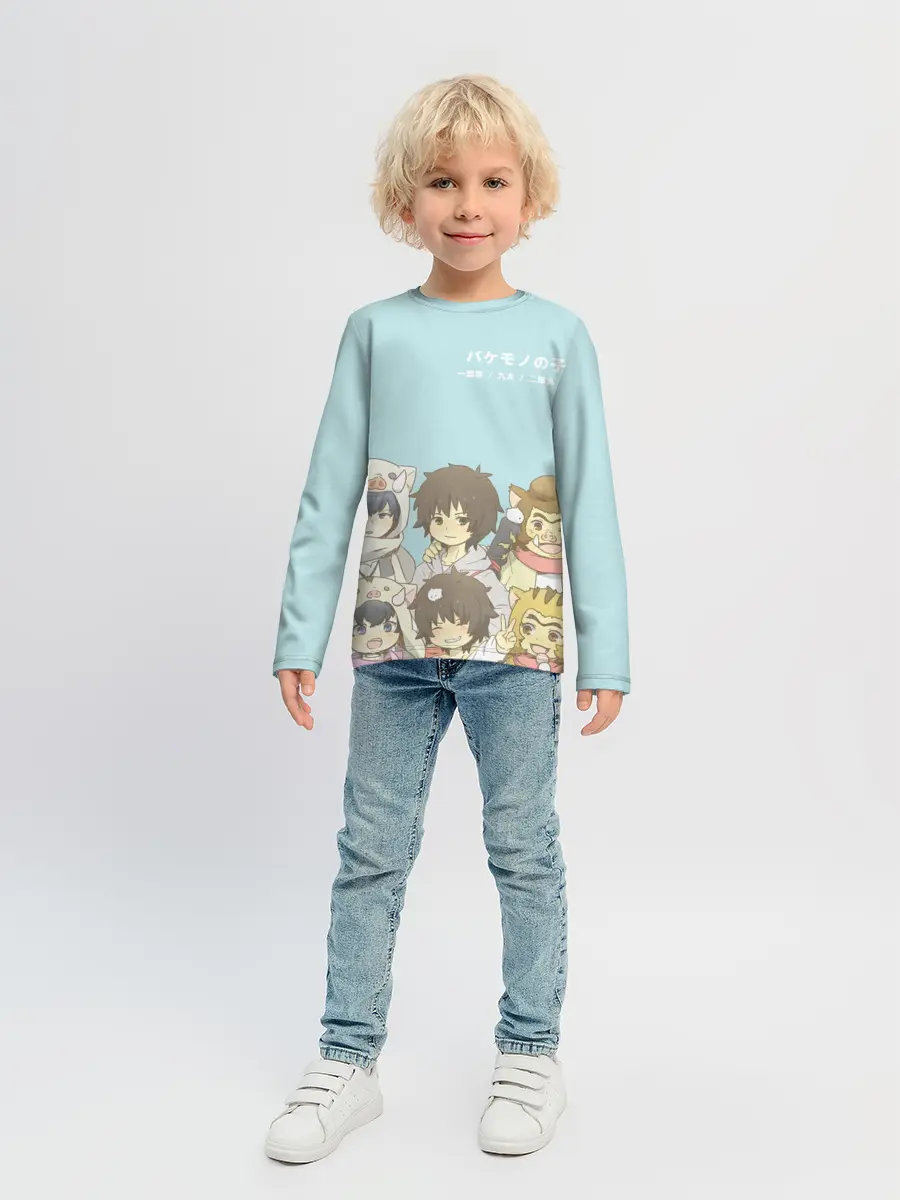 Детский лонгслив / Ученик Чудовища персонажи