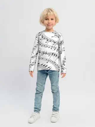 Детский лонгслив / Melody | Текстура