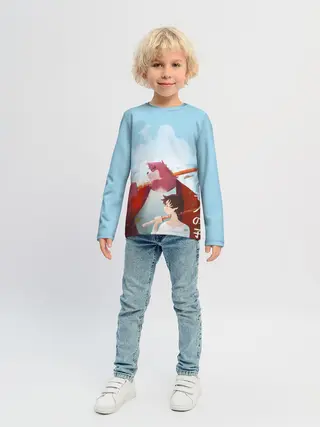 Детский лонгслив / Куматэцу и его ученик