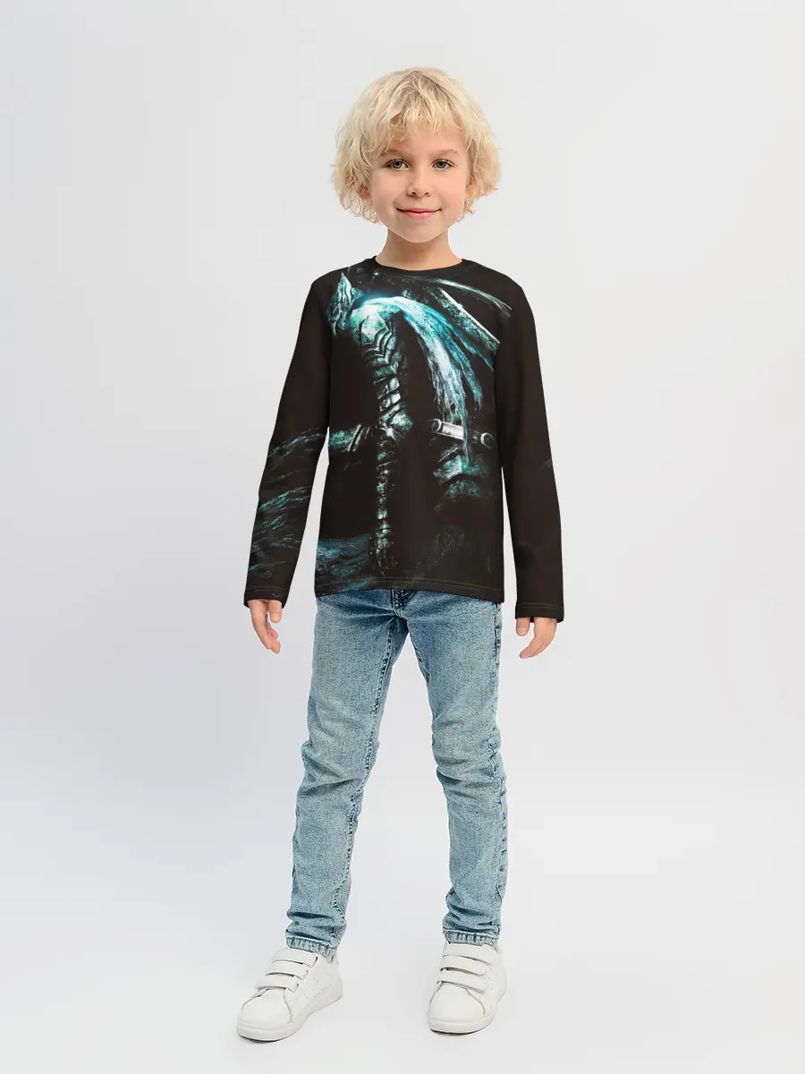 Детский лонгслив / Dark Souls 3 Artorias art