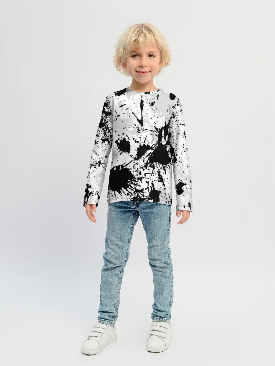 Детский лонгслив / БРЫЗГИ КРАСОК