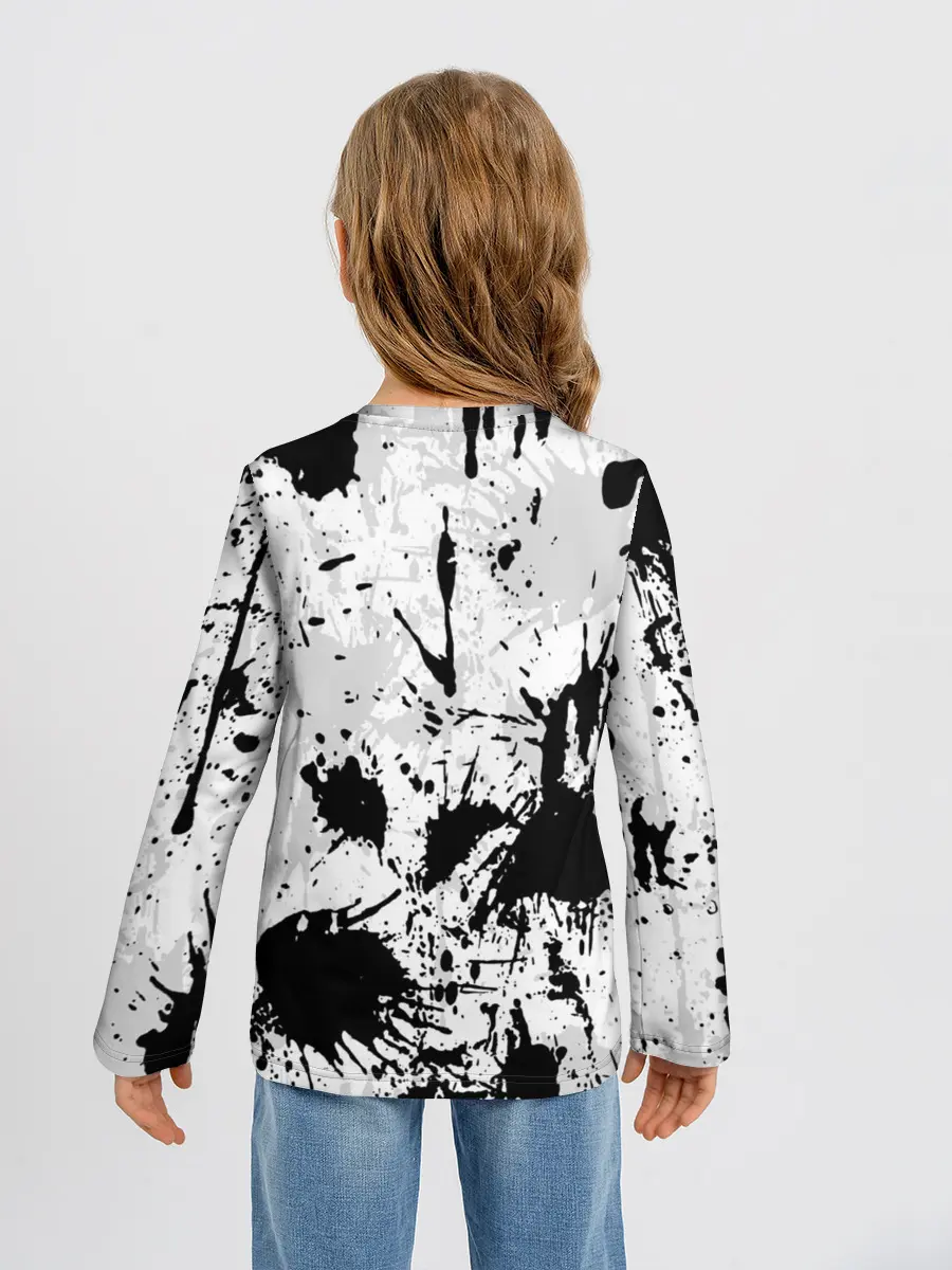 Детский лонгслив / БРЫЗГИ КРАСОК