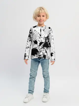 Детский лонгслив / БРЫЗГИ КРАСОК