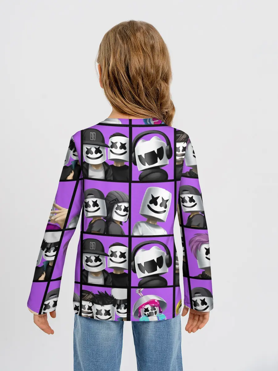 Детский лонгслив / Marshmello Style