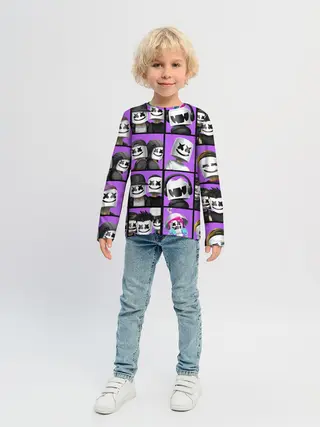 Детский лонгслив / Marshmello Style