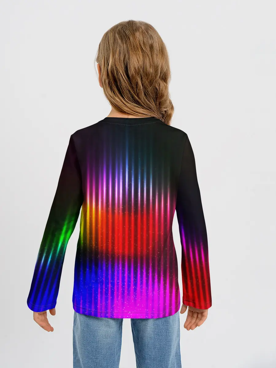 Детский лонгслив / WAVES COLOR