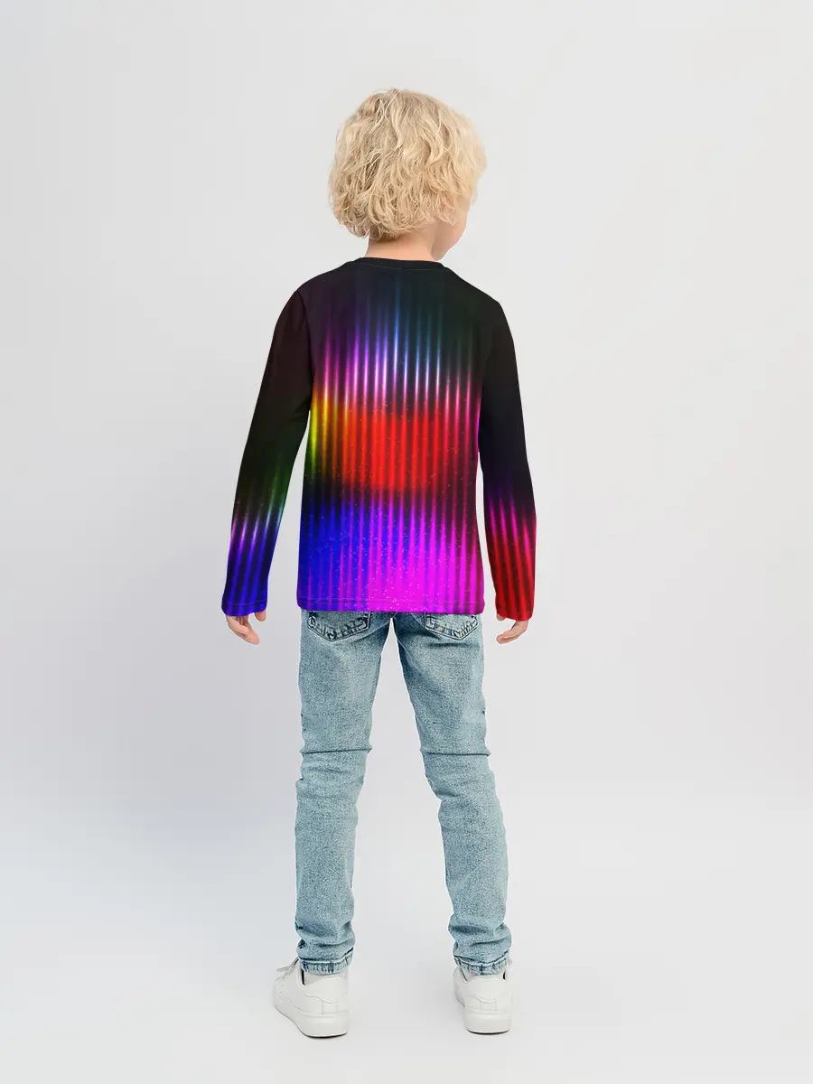 Детский лонгслив / WAVES COLOR