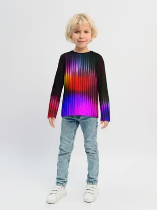 Детский лонгслив / WAVES COLOR
